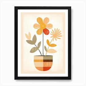 Flowers In A Pot 1 Art Print