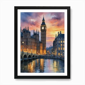 Big Ben London Art Print