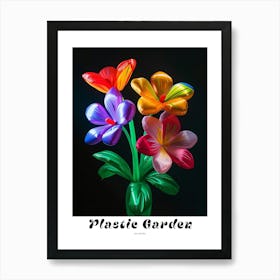 Bright Inflatable Flowers Poster Hellebore 3 Art Print