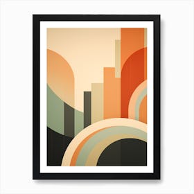 Abstract Cityscape Art Print