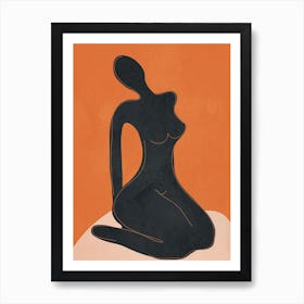 Abstract Nude I Art Print