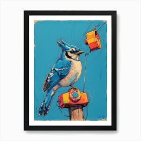 Blue Jay 8 Art Print