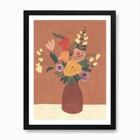 Brown Vase Art Print