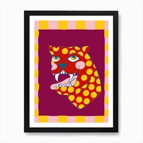 Circles Panther Art Print