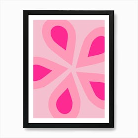 Pink Floral Art Print