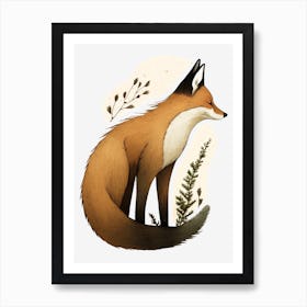 Beautiful fox Art Print