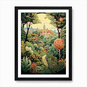 Park Gell Spain Henri Rousseau Style 1 Poster