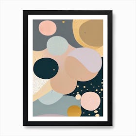 Oort Cloud Musted Pastels Space Art Print