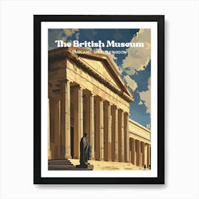 British Museum London Art Illustration Art Print