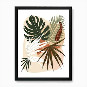 Tropical Leaves 164 Art Print