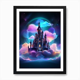 Castle In The Clouds 14 Art Print