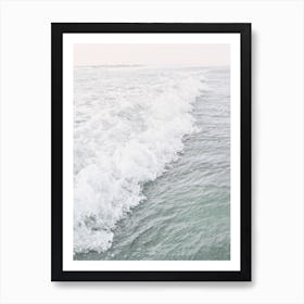 Sea Wave From Close Art Print