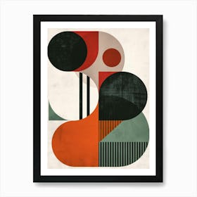 'B' Abstract Painting Art Print