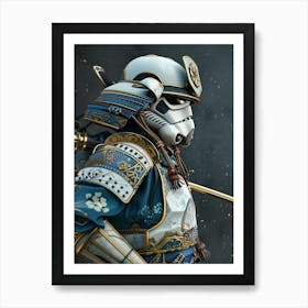 Stormtropper As A Vintagepunk Samurai 12 Art Print