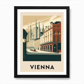 Vienna 3 Vintage Travel Poster Art Print