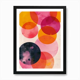 Abstract Circles 51 Art Print