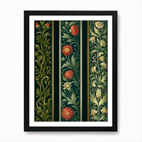 Floral Borders Art Print