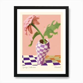 Spring Collection Bluebell Flower Vase 1 Art Print