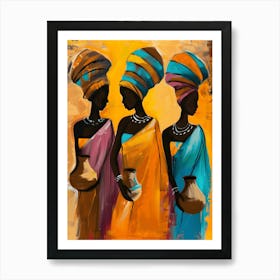 African Woman African Culture 1 Art Print