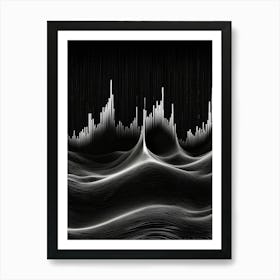 Waves Of Sound Art Print