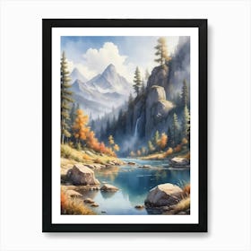 Mountain Landscape 7 Art Print