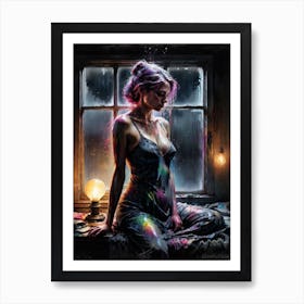 Color Lady 1 Art Print