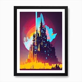 Castle In The Sky 18 Art Print