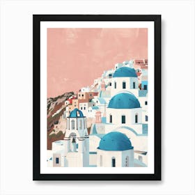 Oia Village Art Print