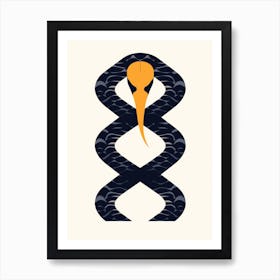 Snake Illustration Art Print