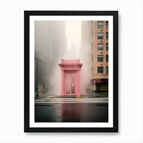 Pink Phone Booth Poster