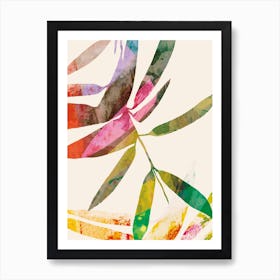 Colourful Leaves Art Print3 Art Print