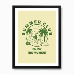 Retro Wall Art Vintage Decor Retro Cartoon Printable Art Retro Vintage Art Surf Summer Club Trendy Retro Poster Art Print