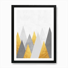 Scandinavian mountains 3 Art Print