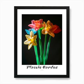 Bright Inflatable Flowers Poster Daffodil 1 Art Print