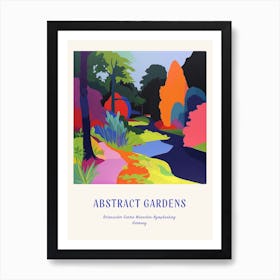 Colourful Gardens Botanischer Garten Muenchen Nymphenburg Germany 3 Blue Poster Art Print