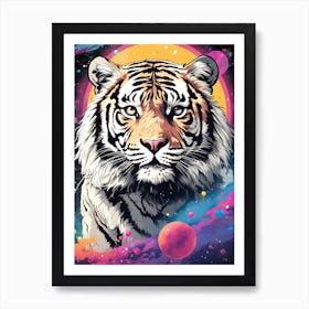 Space Tiger Art Print