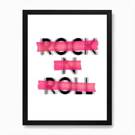 Rock N Roll Art Print