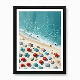 Beach Umbrellas 7 Art Print