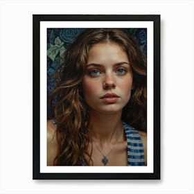 Portrait Of A Young Woman 36 Art Print