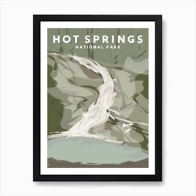 Hot Springs National Park, Arkansas Travel Poster Poster