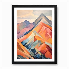 Mount Lafayette Usa 2 Mountain Painting Art Print