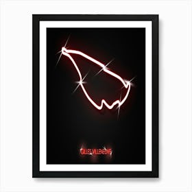 Circuit Gilles Villeneuve Canada F1 Track neon Art Print