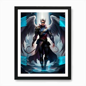 Angel Of League Of Legends Art Print