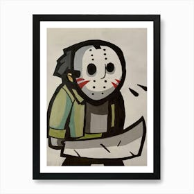 Jason 13th Art Print