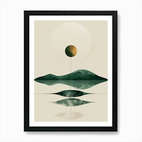 minimal modern 'Sunrise' Art Print