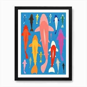 Koi Gang Art Print