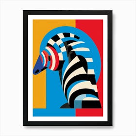 Armadillo Abstract Geometric 2 Art Print