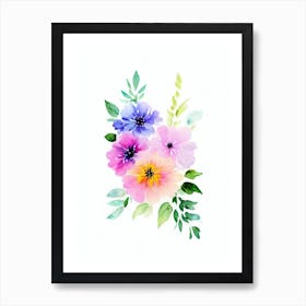 Stock Watercolour Flower Art Print