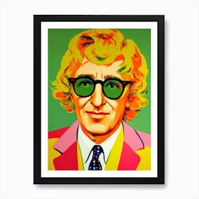 Woody Allen Colourful Pop Movies Art Movies Art Print