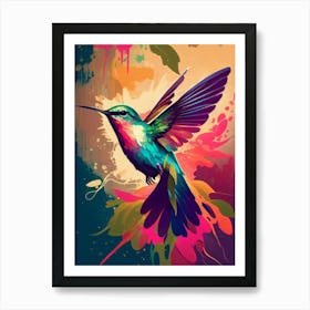 Hummingbird Painting Art Print